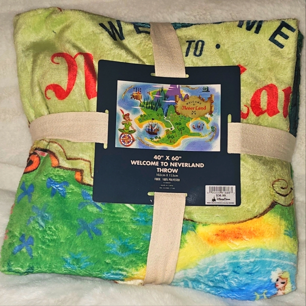 Disneyland Peter Pan Throw